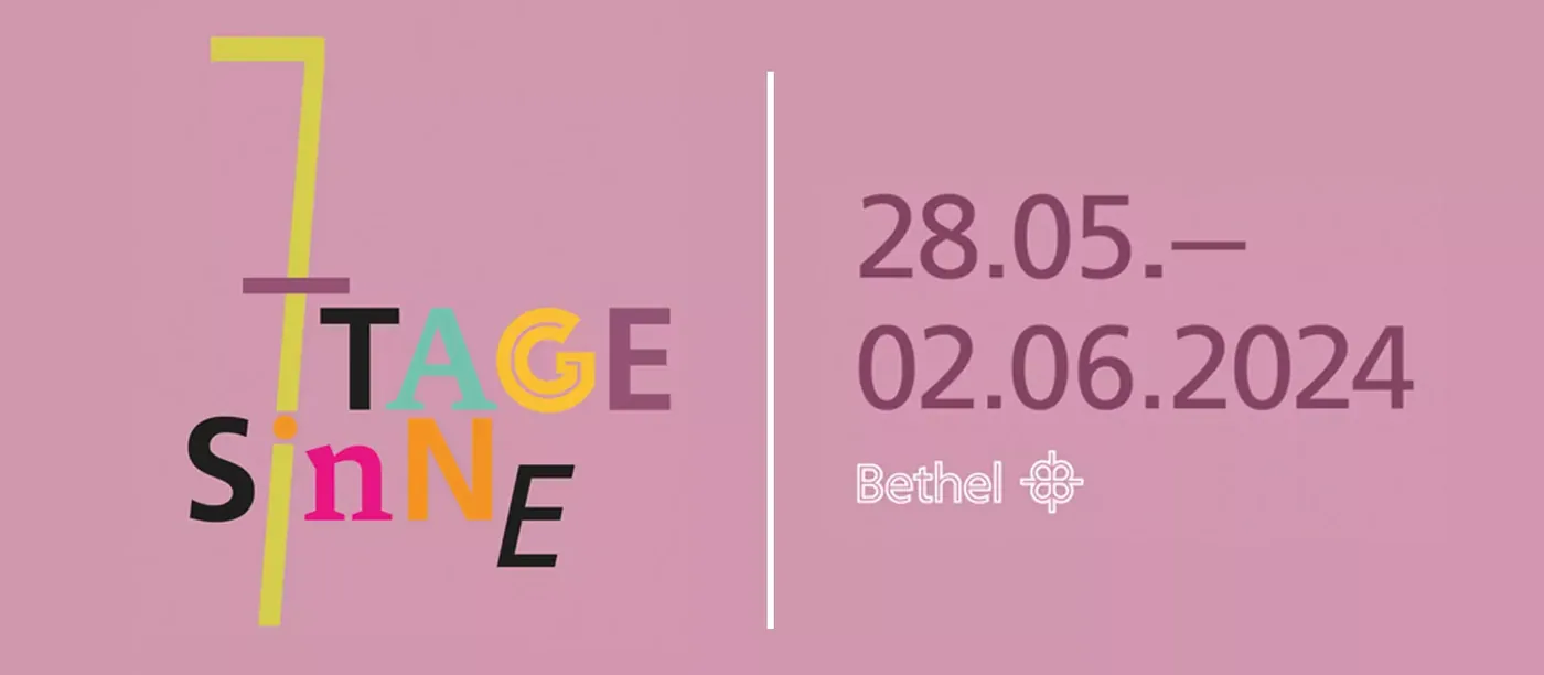 Plakat der Aktionswoche „7 Tage, 7 Sinne“ vom 28. Mai bis 2. Juni 2024