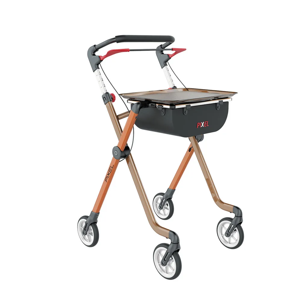 Wohnungsrollator mit Tablett